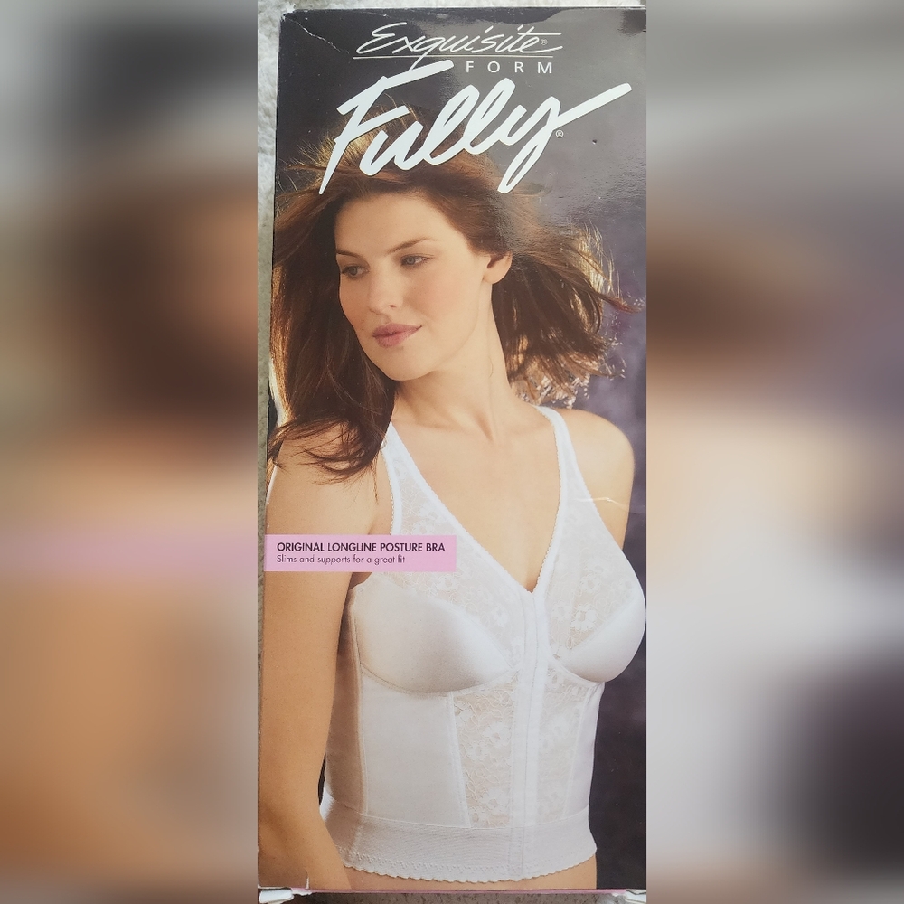 White Longline Posture Bra
